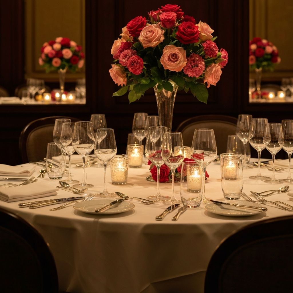 Private dining setting